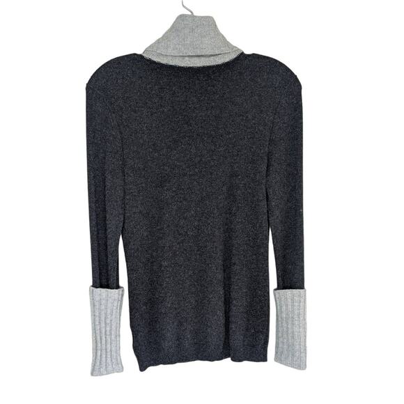 Magaschoni 2 tone gray Cashmere sweater.size small - Picture 2 of 7